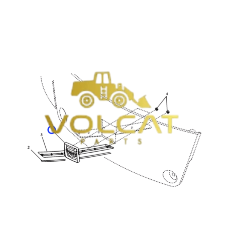 Emblema Volvo – Volvo CE – 11884163 – Unitário - Volcat Parts