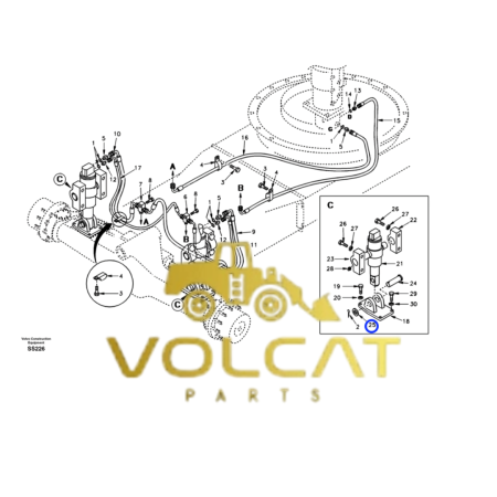 1032-00270 – Volvo CE – Unitário - Volcat Parts