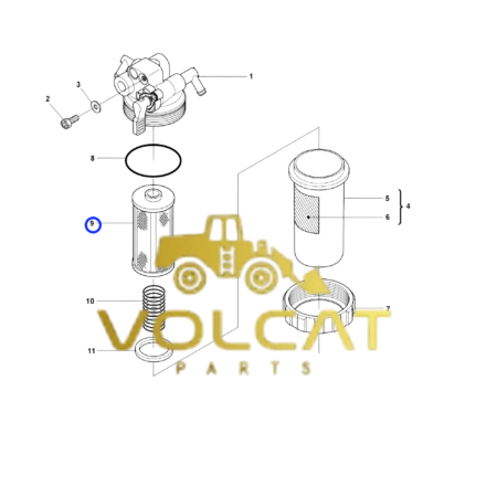 ELEMENTO DO FILTRO – Volvo CE – 17266226 - Volcat Parts