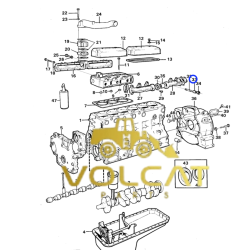 Espaçador Coletor Volvo – Volvo CE – 3978600 - Volcat Parts