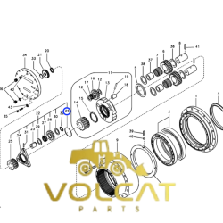 Anel da Planetária – Volvo CE – 7117-38410 - Volcat Parts