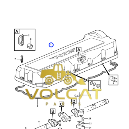 Tampa de Válvula – Volvo CE – 20996688 - Volcat Parts