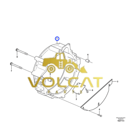 Carcaça do Volante – Volvo CE – 21044436 - Volcat Parts