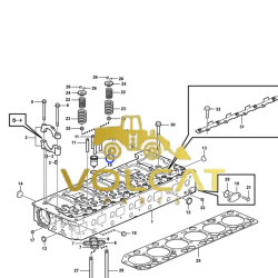 Manga do Injetor – Volvo CE – 21515329 - Volcat Parts
