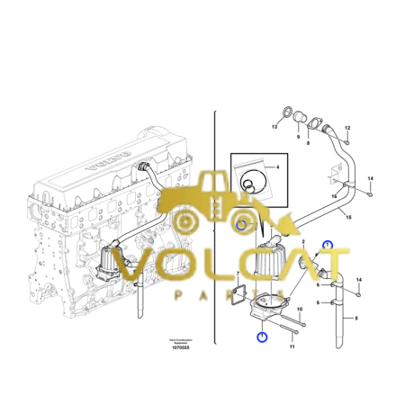 SEPARADOR – Volvo CE – 21373547 - Volcat Parts