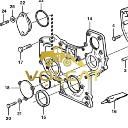 8192590 – TAMPA DE DESTRIBUIÇÃO - Volcat Parts