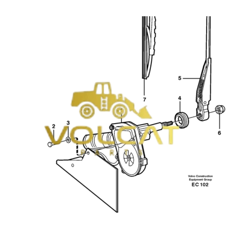 MOTOR DO LIMPADOR PARA-BRISA – 11039288 L70D - Volcat Parts
