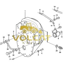 CARCAÇA DO CONVERSOR – 4871988 L70D - Volcat Parts