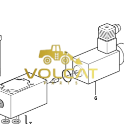 VÁLVULA DIRECIONAL – 11707302 – L70D - Volcat Parts