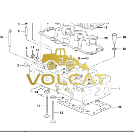 22810953- VALVULA DE ADMISSÃO - Volcat Parts
