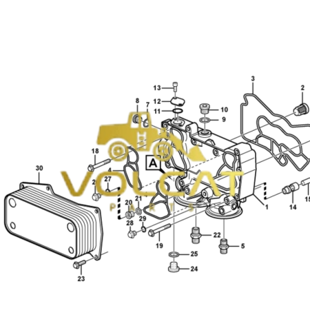 21785052 – RESFRIADOR DE ÓLEO - Volcat Parts
