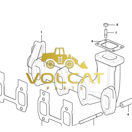 21792300 – TUBO DE ESCAPE - Volcat Parts